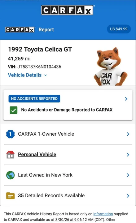 1992 Toyota Celica 5th Gen - Image 20 of 20