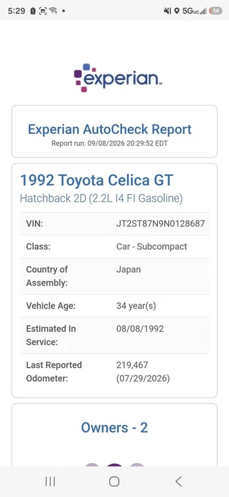 1992 Toyota Celica 5th Gen - Image 16 of 20