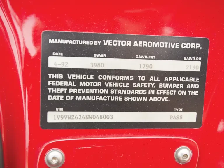 1992 Vector - Image 20 of 22
