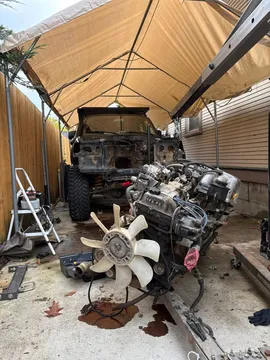 1993 Toyota Land Cruiser 1FZ-FE Motor & Transmission