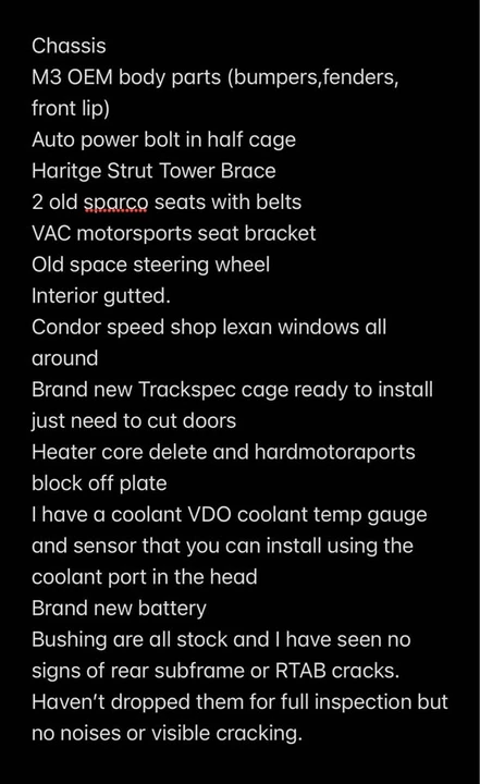 1993 BMW E36 3 Series - Image 6 of 12