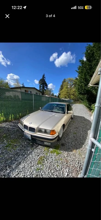 1993 BMW E36 3 Series - Image 3 of 5