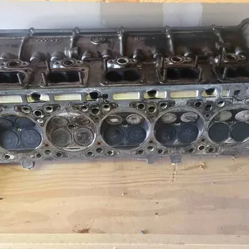 1993 BMW M5 S38 Cylinder Head Intake Fuel Rail Engine Harness