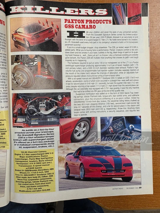 1993 Chevrolet Camaro Z28 4th Gen - Image 2 of 31