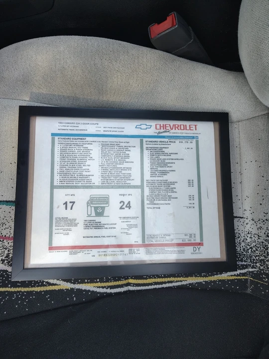1993 Chevrolet Camaro 4th Gen - Image 13 of 14