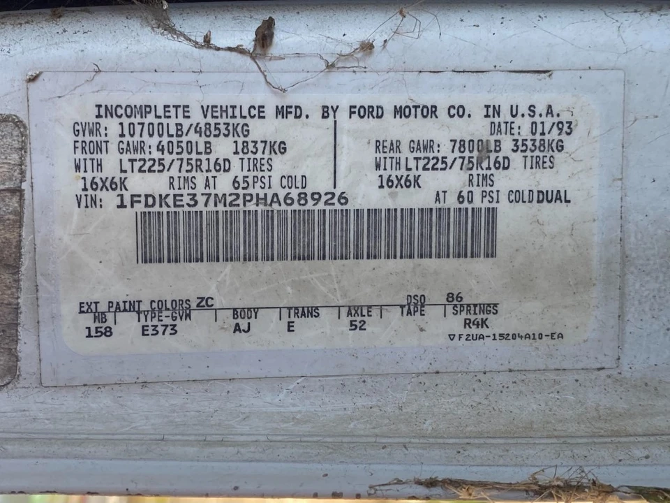 1993 Ford Econoline Van - Image 18 of 20