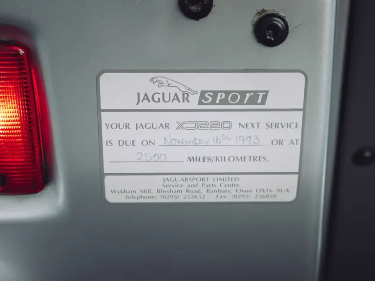 1993 Jaguar XJ220 - Image 22 of 31