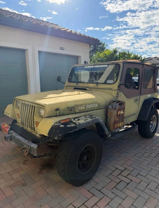 1993 Jeep YJ Wrangler - Image 4 of 9