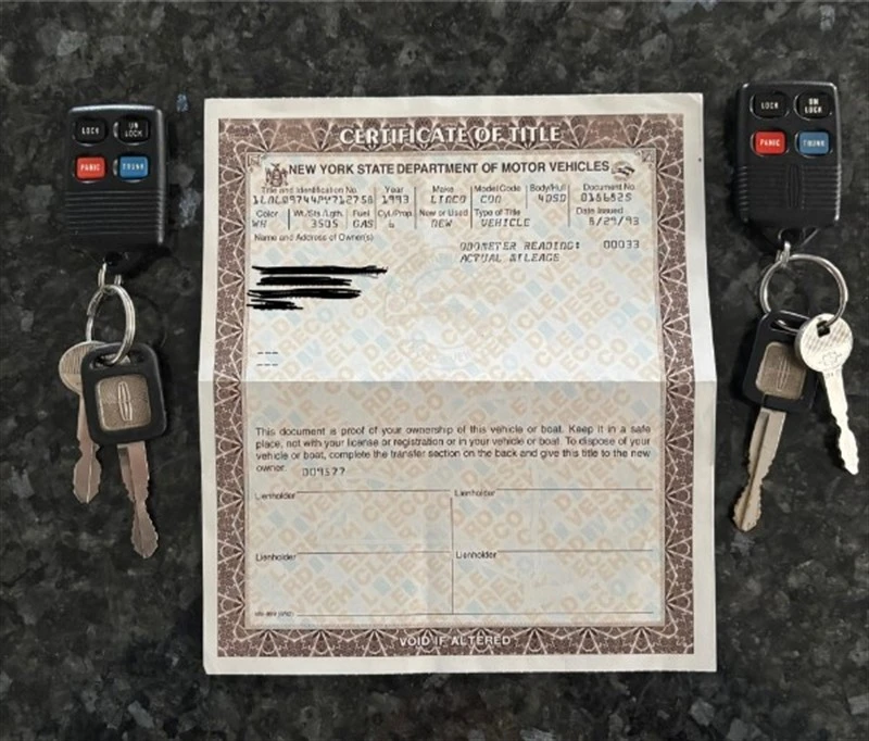 1993 Lincoln Continental 8th Gen - Image 15 of 15