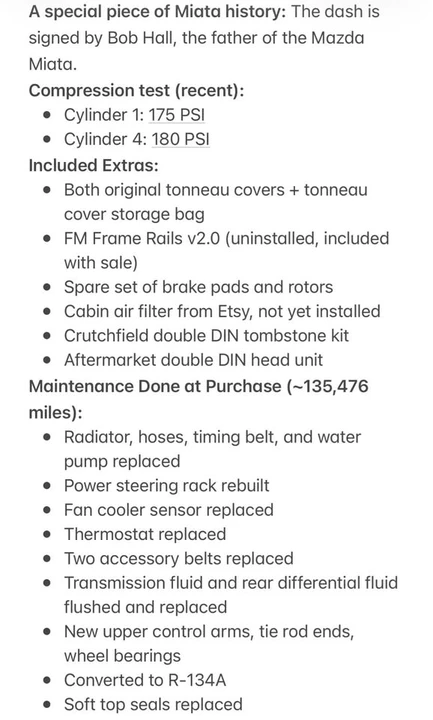 1993 Mazda NA MX-5 Miata - Image 15 of 20