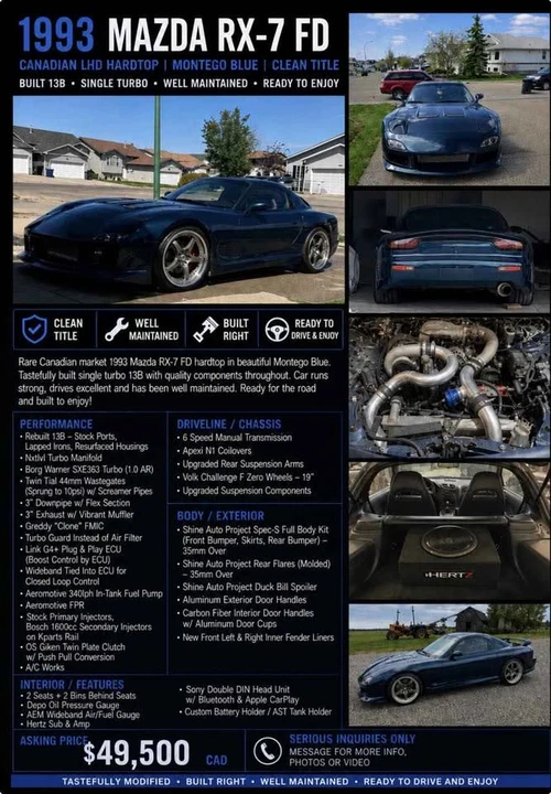1993 Mazda RX-7 FD - Image 8 of 8