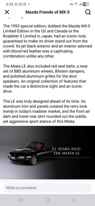 1993 Mazda NA MX-5 Miata - Image 9 of 11