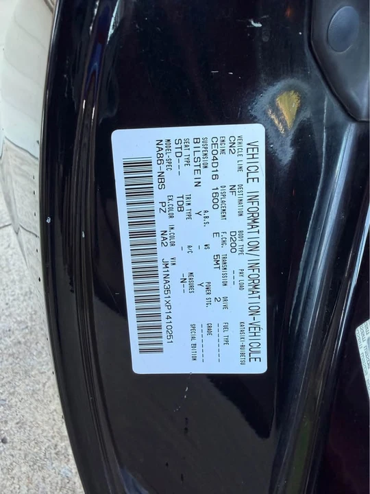 1993 Mazda NA MX-5 Miata - Image 12 of 17