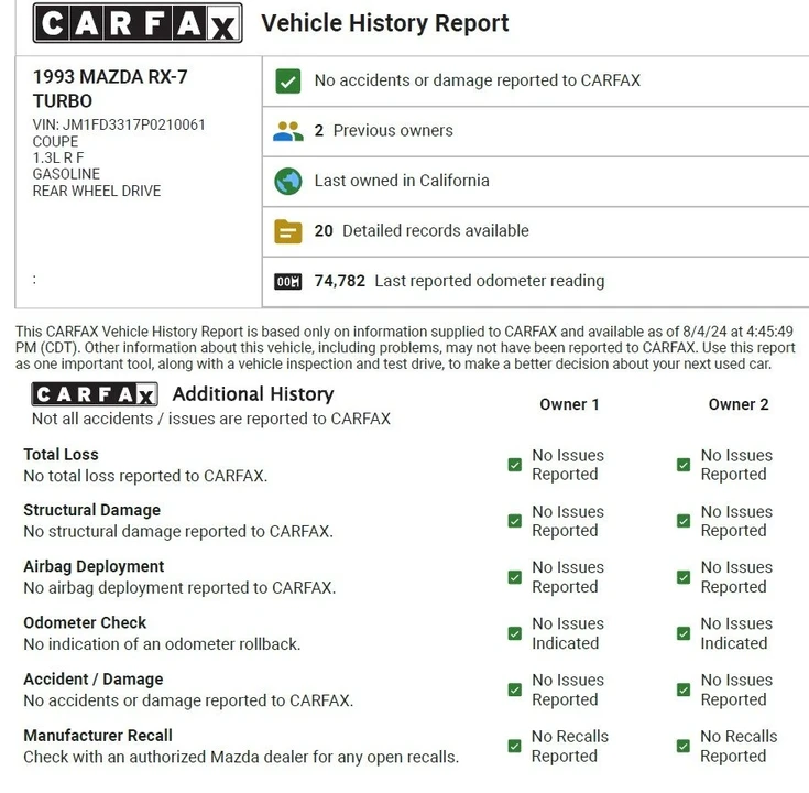 1993 Mazda RX-7 FD - Image 15 of 15