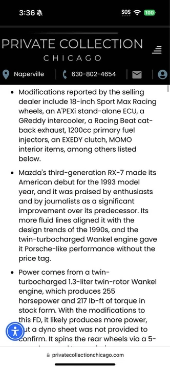 1993 Mazda RX-7 FD - Image 17 of 20