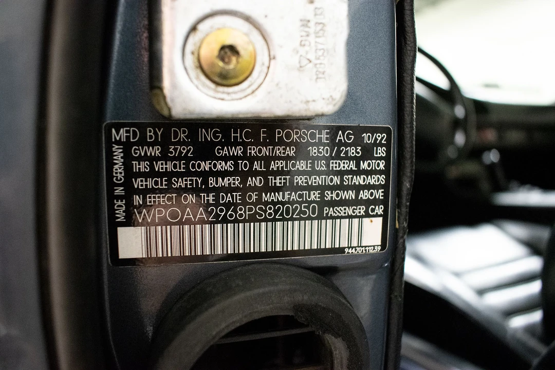 1993 Porsche 968 - Image 20 of 25