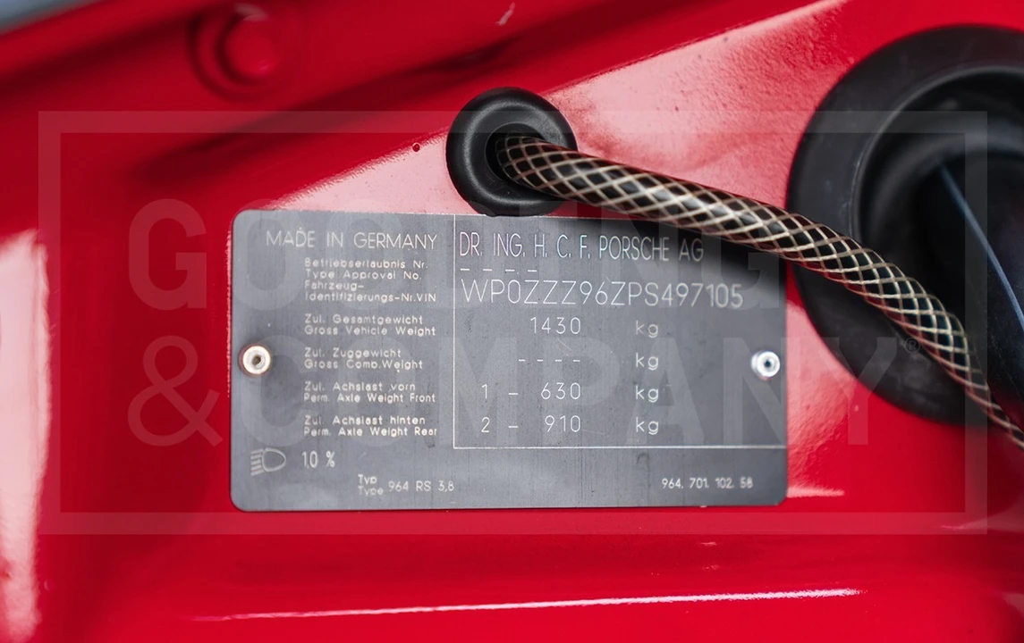 1993 Porsche 964 Carrera RS - Image 18 of 21