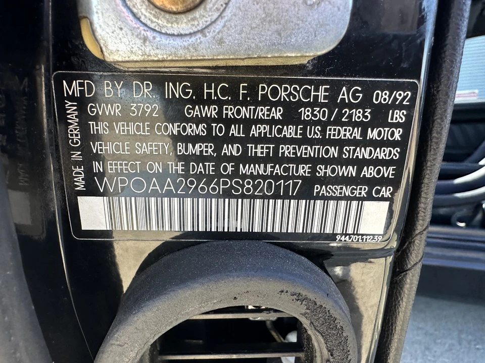 1993 Porsche 968 - Image 11 of 12