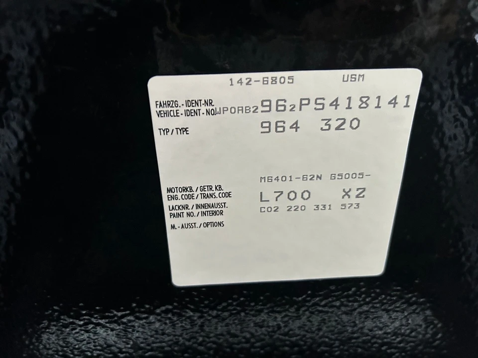 1993 Porsche 964 Carrera RS America - Image 12 of 12