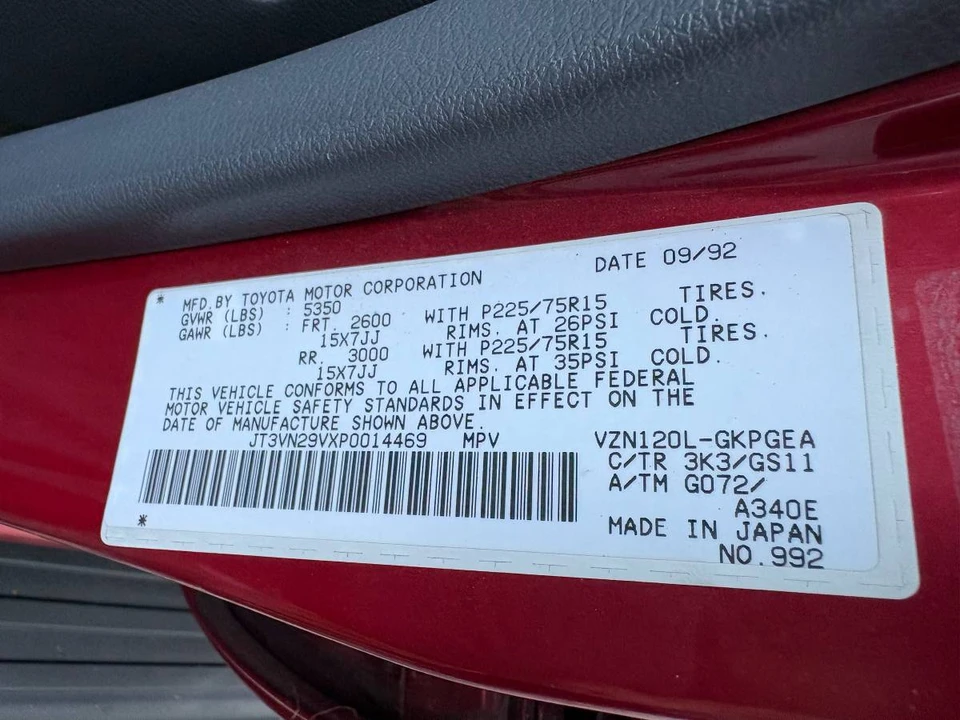 1993 Toyota 4Runner 2nd Gen - Image 17 of 24