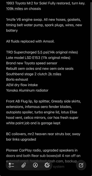 1993 Toyota SW20 MR2 - Image 18 of 20