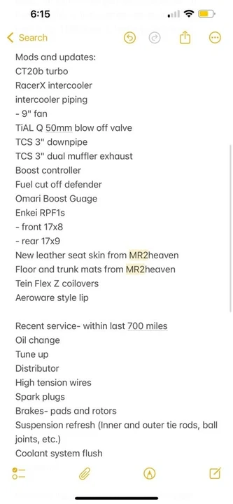 1993 Toyota SW20 MR2 - Image 19 of 20