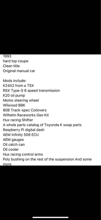 1993 Toyota SW20 MR2 - Image 3 of 3