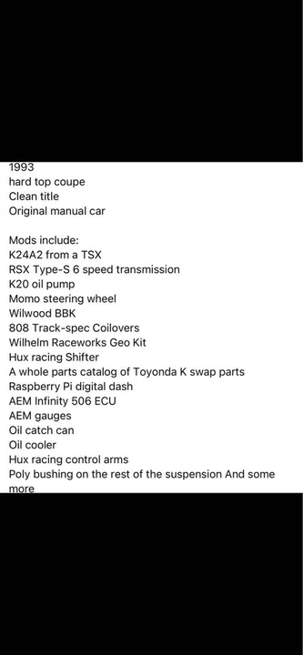 1993 Toyota SW20 MR2 - Image 4 of 5