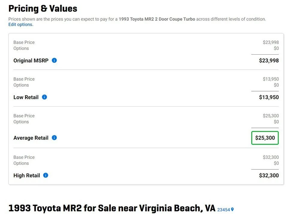 1993 Toyota SW20 MR2 - Image 16 of 16