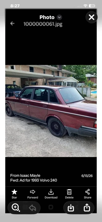 1993 Volvo 244 - Image 5 of 7