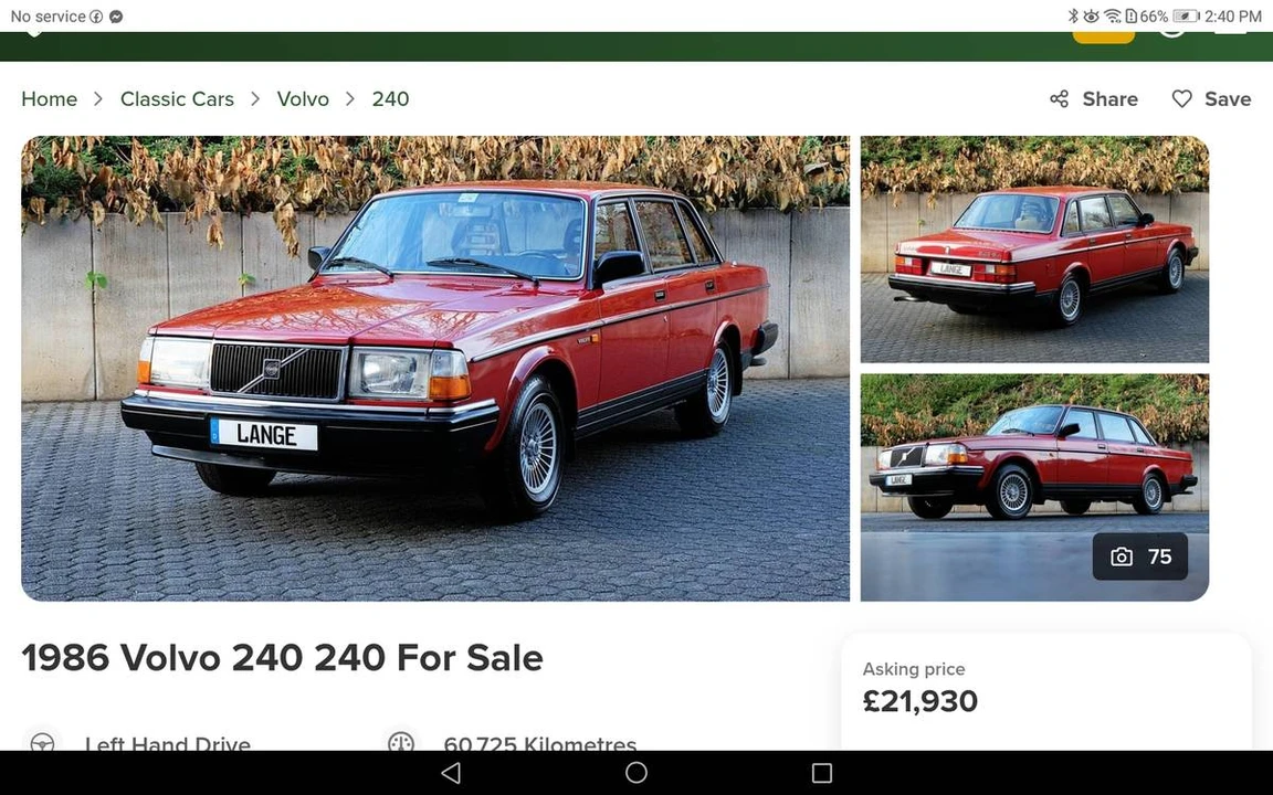 1993 Volvo 244 - Image 18 of 18