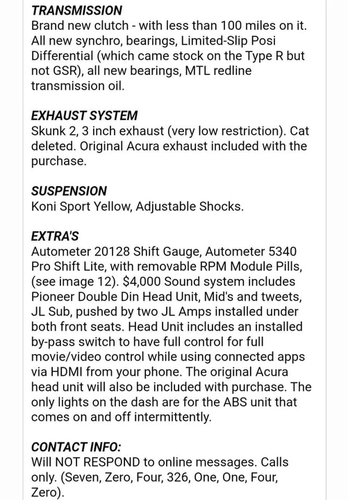 1994 Acura Integra 3rd Gen - Image 20 of 20