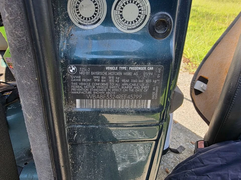 1994 BMW E36 3 Series - Image 2 of 10
