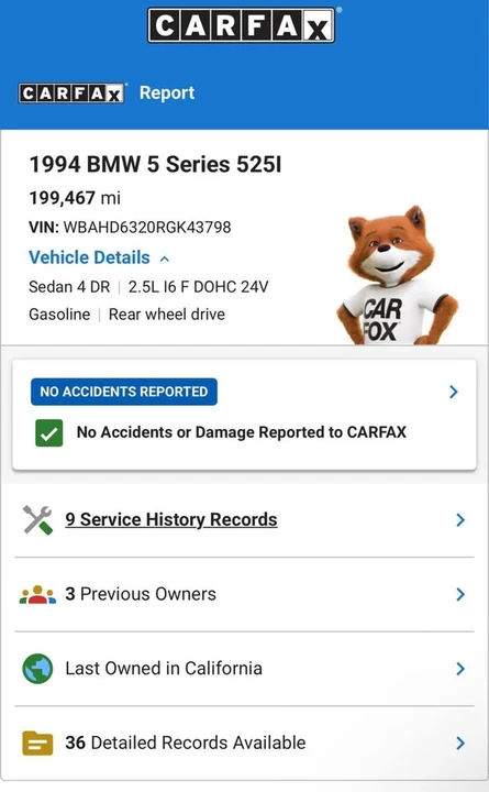 1994 BMW E34 5 Series - Image 3 of 13