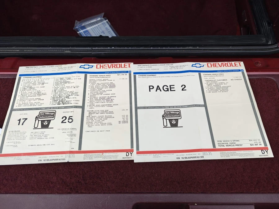 1994 Chevrolet Caprice - Image 19 of 19