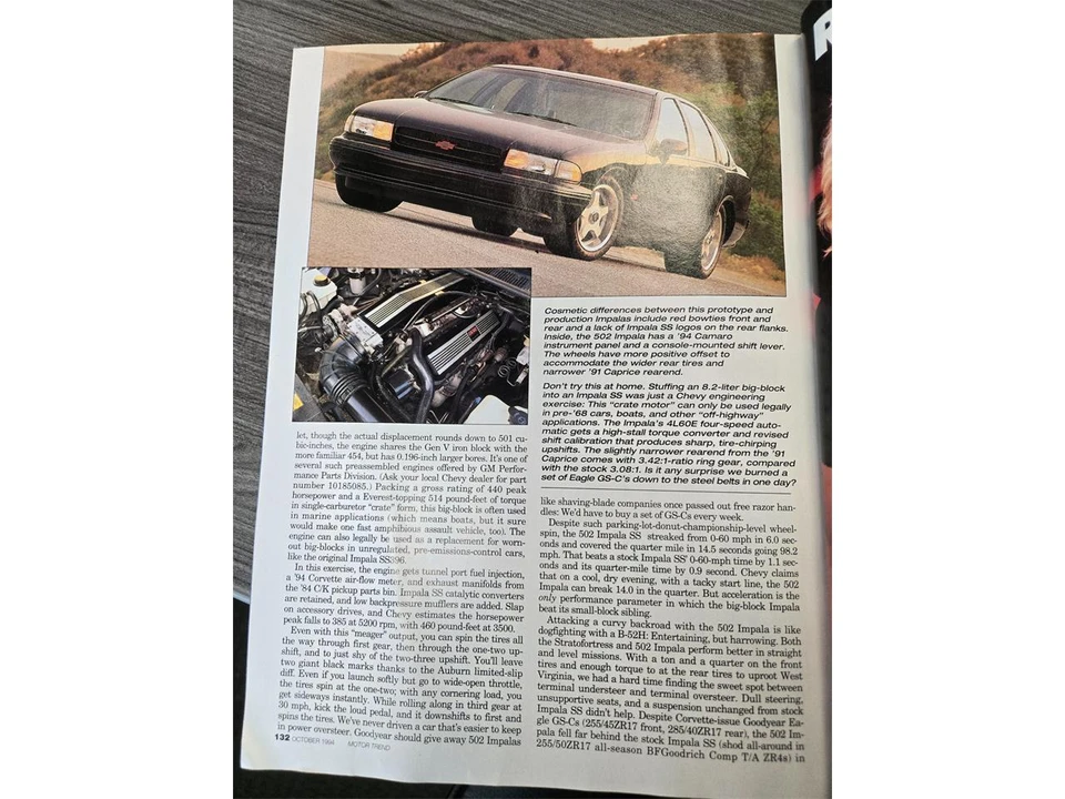 1994 Chevrolet Impala 7th Gen - Image 8 of 31