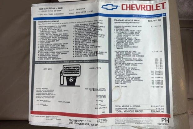 1994 Chevrolet Suburban 7th Gen - Image 8 of 8