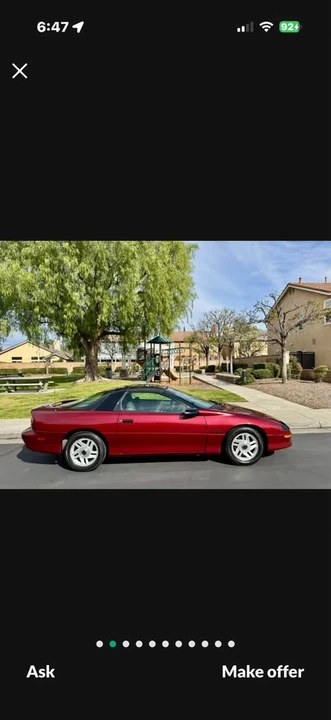 1994 Chevrolet Camaro 4th Gen - Image 2 of 10