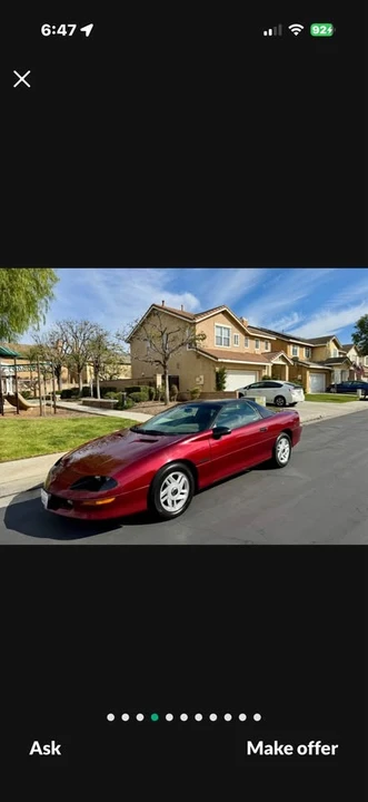 1994 Chevrolet Camaro 4th Gen - Image 4 of 10