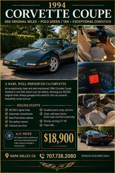 1994 Chevrolet Corvette C4 - Image 2 of 6