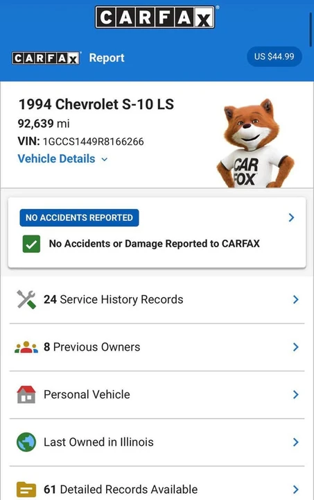 1994 Chevrolet S-10 - Image 15 of 15