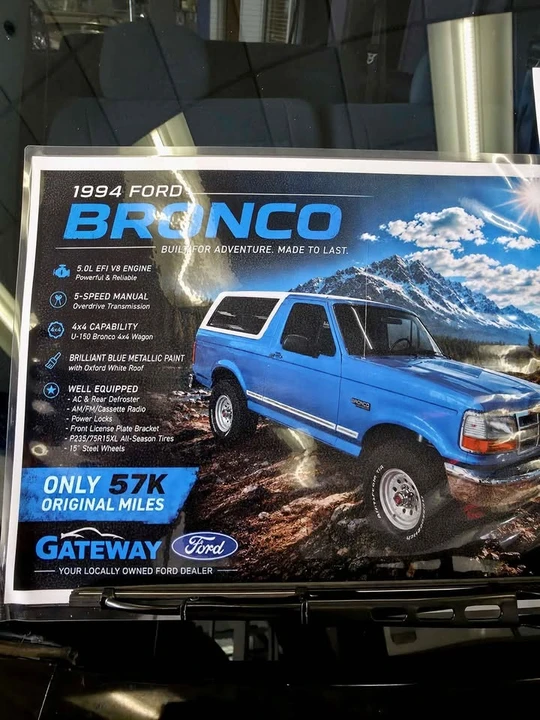 1994 Ford Bronco 5th Gen - Image 7 of 14