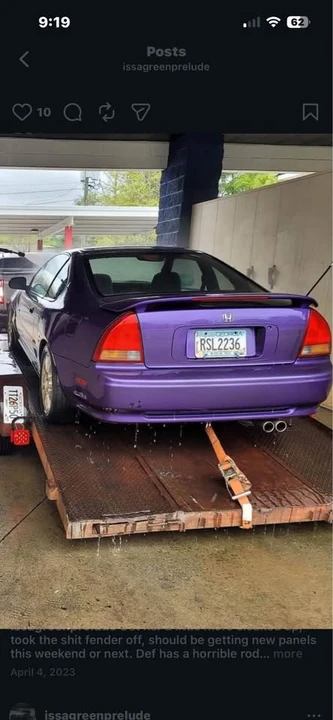 1994 Honda Prelude 4th Gen - Image 2 of 4