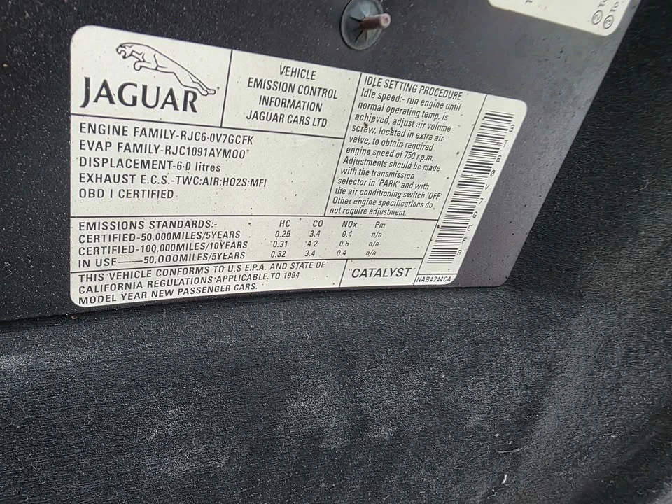 1994 Jaguar XJS Facelift V12 - Image 8 of 17