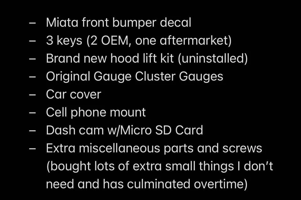 1994 Mazda NA MX-5 Miata - Image 17 of 17