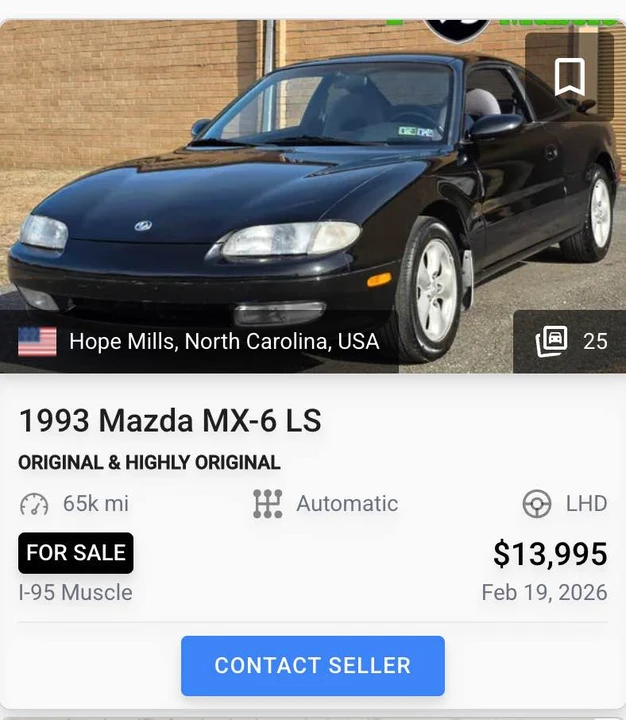 1994 Mazda MX-6 2nd Gen - Image 10 of 10