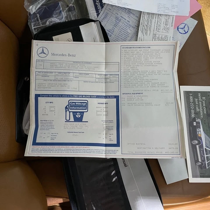 1994 Mercedes-Benz E-Class - Image 14 of 17