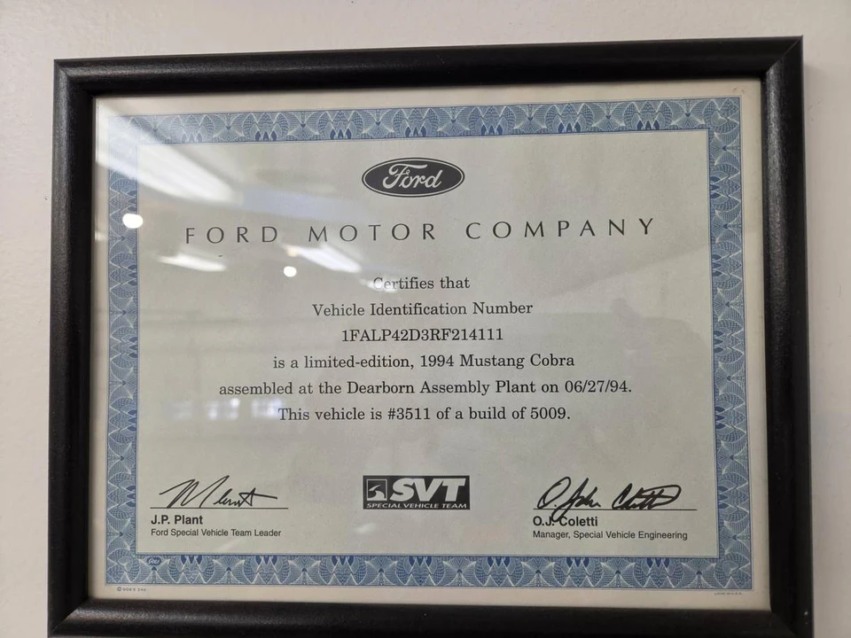 1994 Ford SN95 Mustang Cobra - Image 14 of 16
