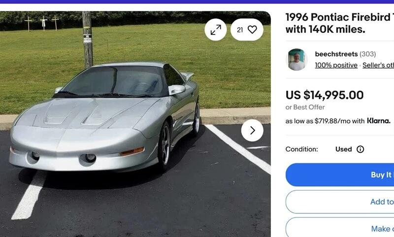 1994 Pontiac Firebird Trans Am 4th Gen - Image 13 of 21