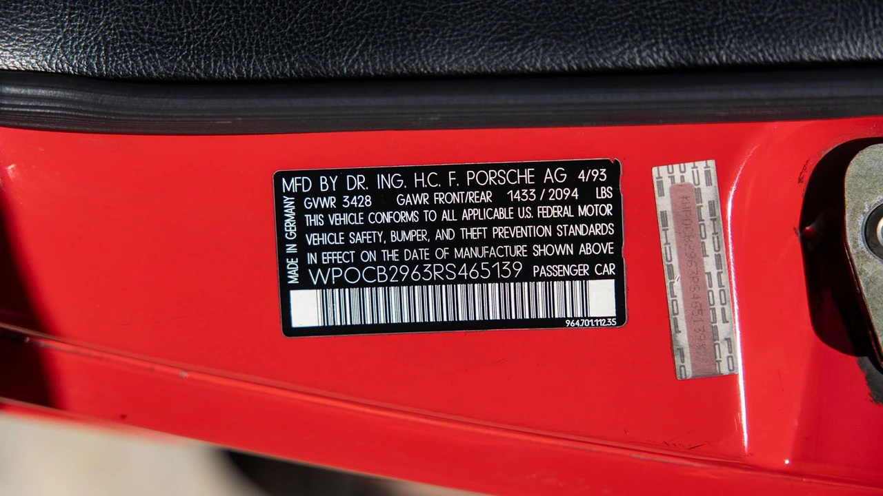1994 Porsche 964 Speedster - Image 15 of 31